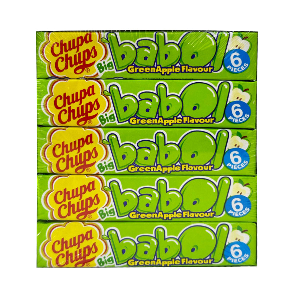 Chupa Chups Big Babol Green Apple Bubble Gum (20x27,6g)