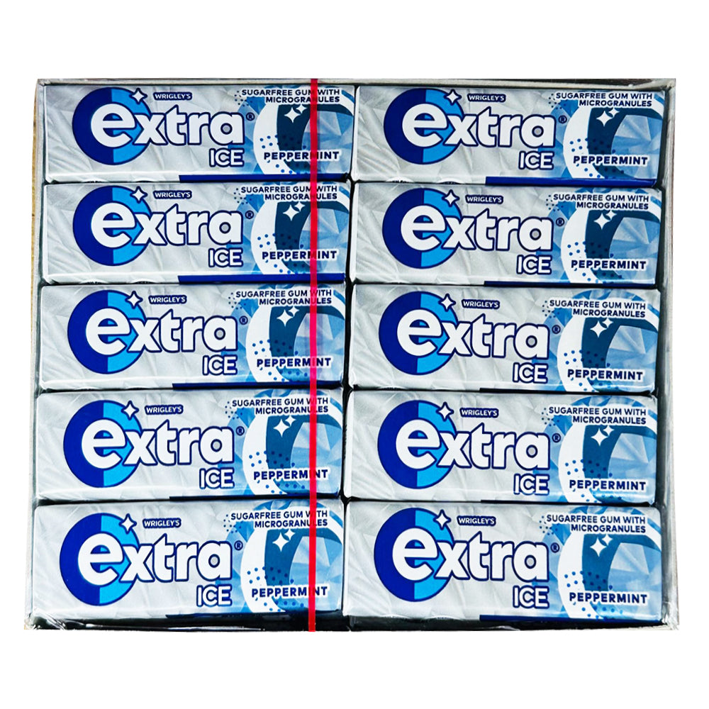 Wrigley's Extra Ice Peppermint: Sugarfree Gum With Microgranules (30x14g)