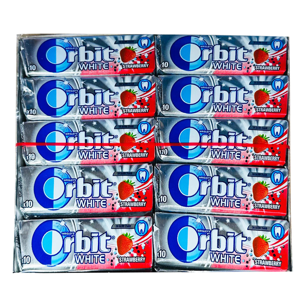Wrigley's Orbit White Strawberry Sugarfree Chewing Gum (30 x 14 g)